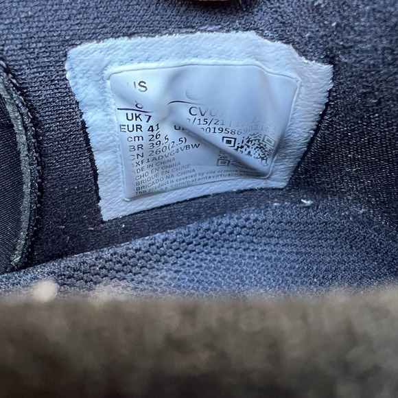 Nike React Vapor NXT HC White Black Mint Men's Size 8 Tennis Shoes CV0724-009 - Picture 6 of 9